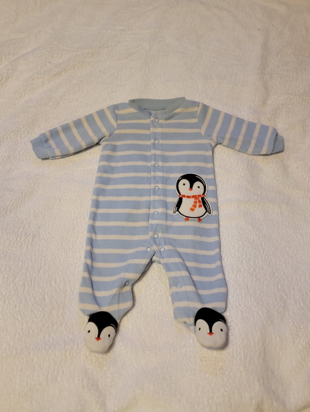 Carters Child Of Mine Striped Footie